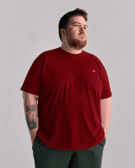 Motley Denim Stockholm T-shirt Red - Camisetas - Camisetas - 2XL-14XL