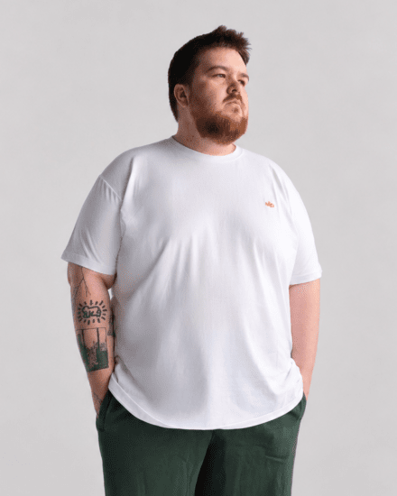 Motley Denim Stockholm T-shirt White - Camisetas - Camisetas - 2XL-14XL