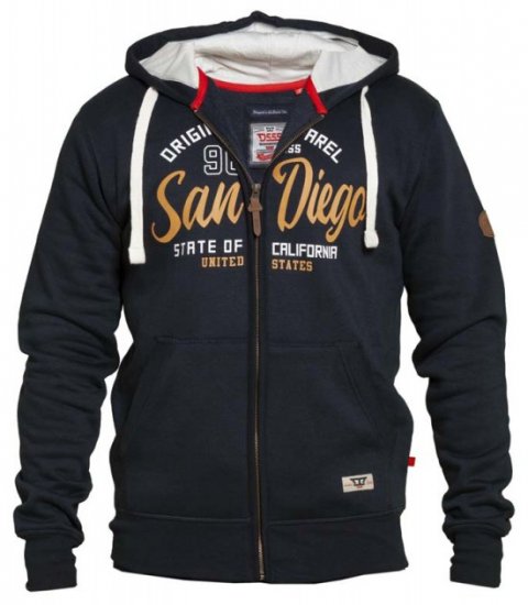 D555 Stockton Hoodie Navy - Sudaderas - Sudaderas 2XL-12XL