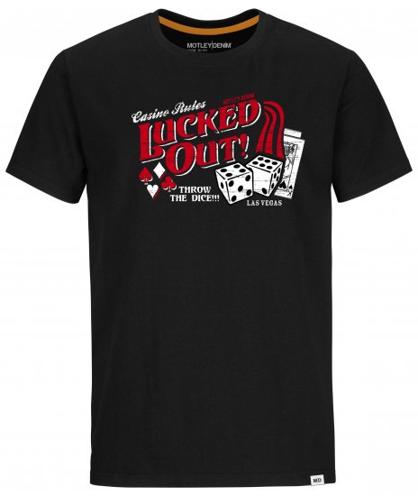 Motley Denim Stoke T-Shirt Black - Camisetas - Camisetas - 2XL-14XL
