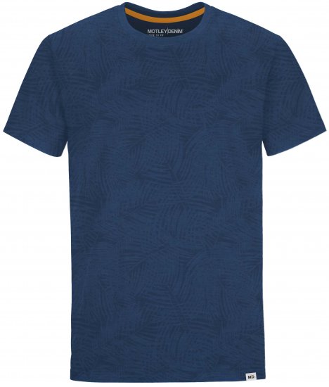 Motley Denim Sutton T-shirt Dark Indigo - Camisetas - Camisetas - 2XL-14XL