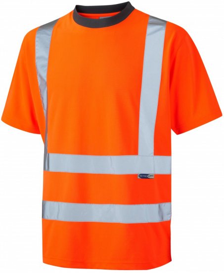 Leo Braunton Coolviz T-shirt Hi-Vis Orange - Ropa de trabajo - Ropa de trabajo 3XL-6XL