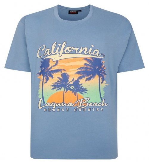 Espionage T425 Laguna Beach Camiseta estampada azul - Camisetas - Camisetas - 2XL-14XL