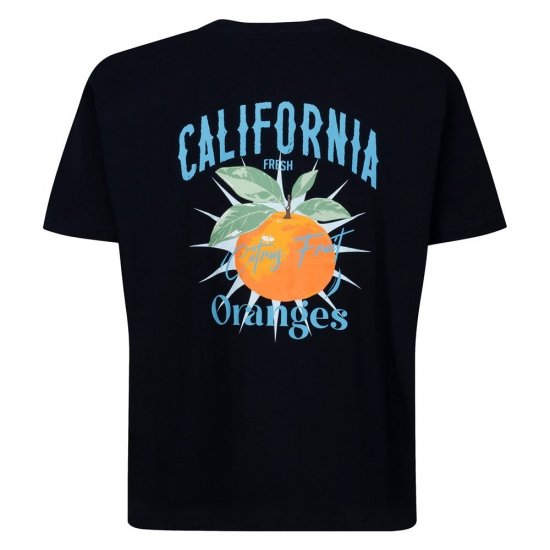 Espionage T449 California Oranges Camiseta estampada azul marino - Camisetas - Camisetas - 2XL-14XL