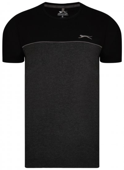 Slazenger Tarique T-shirt Black - Camisetas - Camisetas - 2XL-14XL
