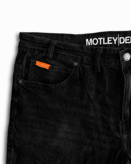 Motley Denim Soho 5-Pocket Jeans Black - Vaqueros & pantalones - Vaqueros y Pantalones - W40-W70