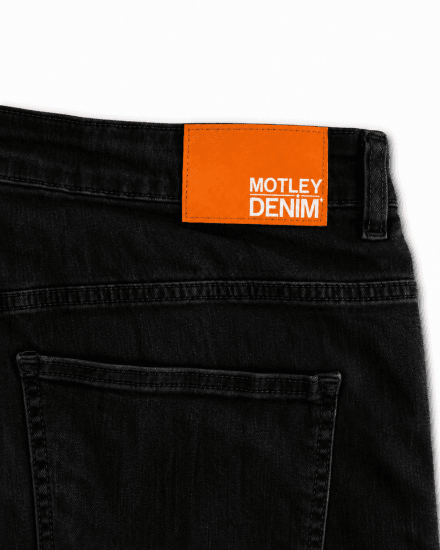 Motley Denim Soho 5-Pocket Jeans Black - Vaqueros & pantalones - Vaqueros y Pantalones - W40-W70