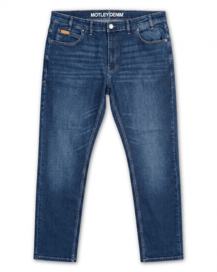 Motley Denim Soho 5-Pocket Jeans Mid Wash - Vaqueros & pantalones - Vaqueros y Pantalones - W40-W70