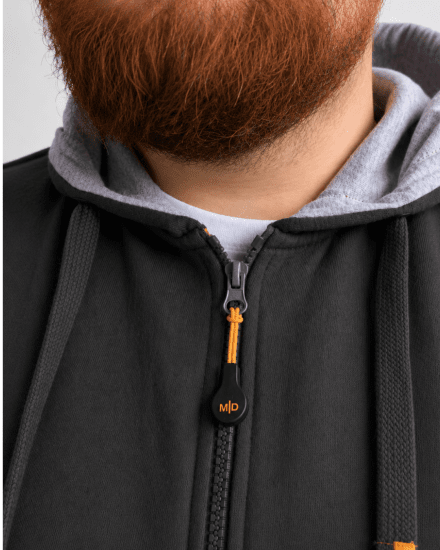 Motley Denim Copenhagen Hoodie Charcoal - Sudaderas - Sudaderas 2XL-12XL