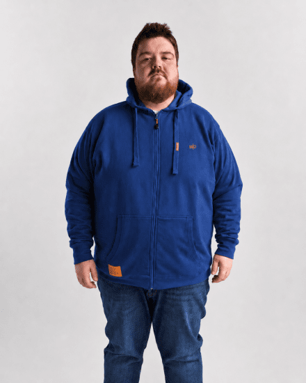 Motley Denim Copenhagen Hoodie Royal Blue - Sudaderas - Sudaderas 2XL-12XL