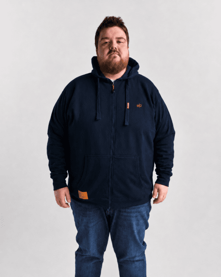 Motley Denim Copenhagen Hoodie Navy - Sudaderas - Sudaderas 2XL-12XL
