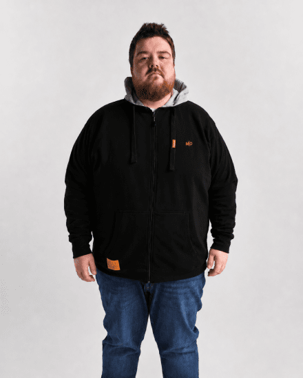 Motley Denim Copenhagen Hoodie Black - Sudaderas - Sudaderas 2XL-12XL