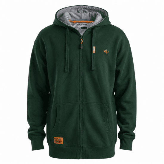 Motley Denim Copenhagen Hoodie Racing Green - Sudaderas - Sudaderas 2XL-12XL