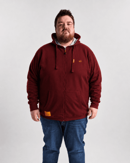Motley Denim Copenhagen Hoodie Red - Sudaderas - Sudaderas 2XL-12XL