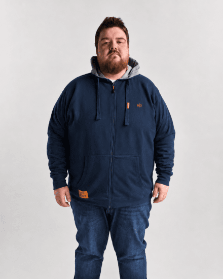 Motley Denim Copenhagen Hoodie Dark Indigo - Sudaderas - Sudaderas 2XL-12XL