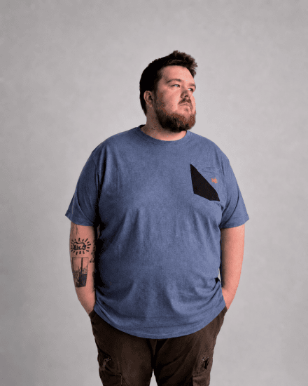 Motley Denim Milan Camiseta Índigo Claro - Camisetas - Camisetas - 2XL-14XL
