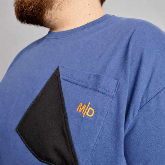 Motley Denim Milan Camiseta Índigo Claro - Camisetas - Camisetas - 2XL-14XL