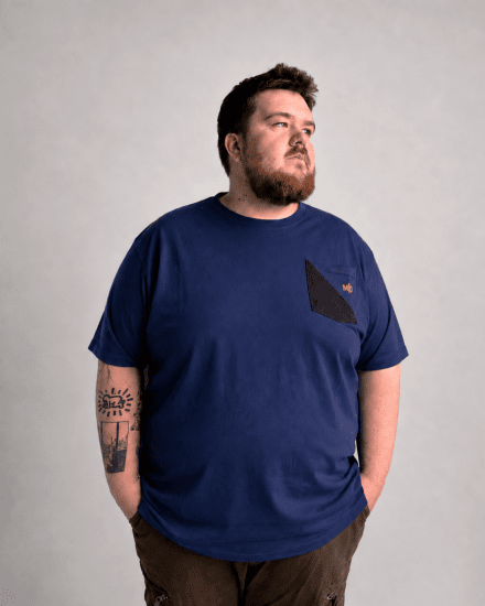 Motley Denim Milan Camiseta Índigo Oscuro - Camisetas - Camisetas - 2XL-14XL