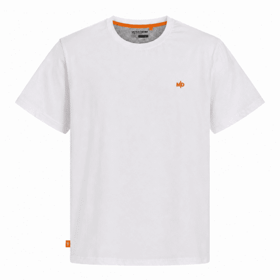 Motley Denim Stockholm T-shirt White - Camisetas - Camisetas - 2XL-14XL