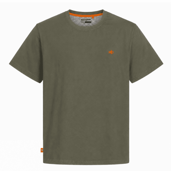 Motley Denim Stockholm T-shirt Dark Khaki - Camisetas - Camisetas - 2XL-14XL