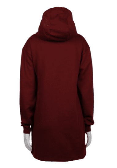 Nora Mikken KRISTINA Long Hoodie Burgundy - Sudaderas - 