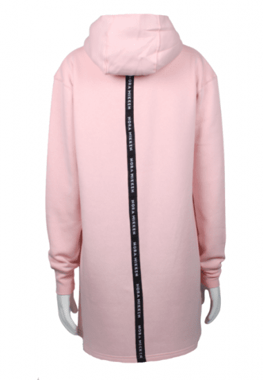 Nora Mikken KADRI WHITE Long Hoodie Pink - ROPA DE MUJER XS-XXL - 