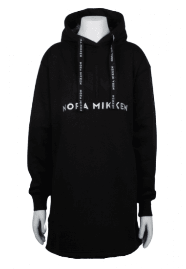 Nora Mikken KADRI Long Hoodie Black - Sudaderas - 