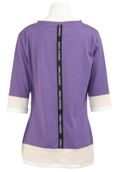 Nora Mikken ANNELI T-Shirt Purple - Camisetas - 