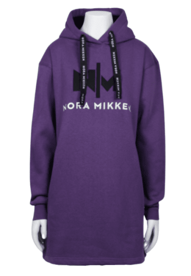 Nora Mikken KADRI Long Hoodie Purple - Sudaderas - 