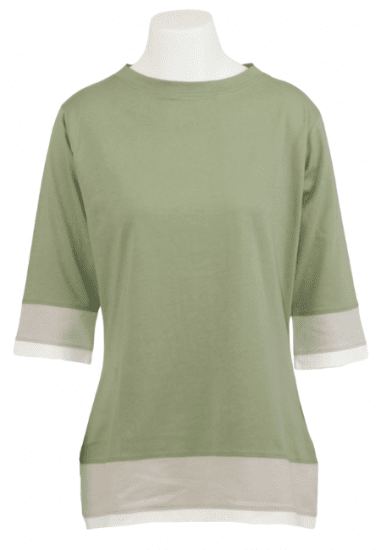 Nora Mikken ANNELI T-Shirt Green - Camisetas - 