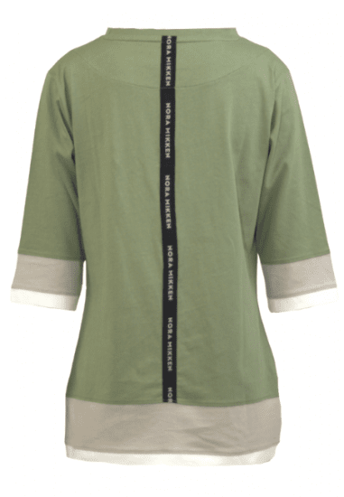 Nora Mikken ANNELI T-Shirt Green - Camisetas - 