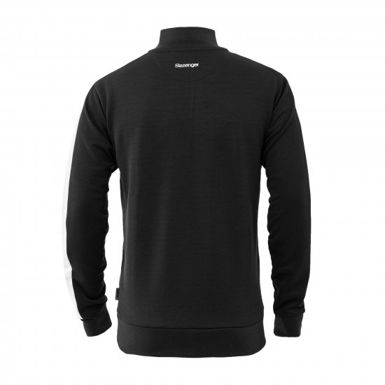 Slazenger Vince track Jacket Black - Sudaderas - Sudaderas 2XL-12XL