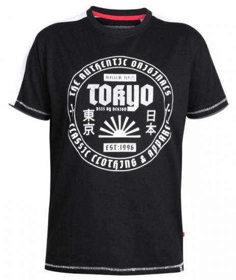 D555 Walton T-shirt Black - Camisetas - Camisetas - 2XL-14XL