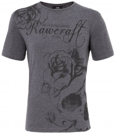 Rawcraft Webling T-shirt Charcoal - Camisetas - Camisetas - 2XL-14XL