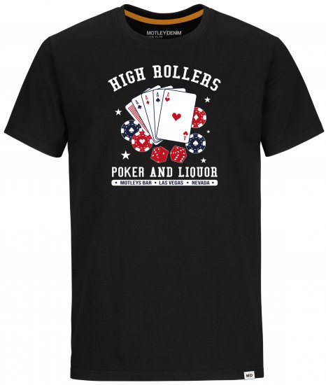 Motley Denim Wells T-shirt Black - Camisetas - Camisetas - 2XL-14XL