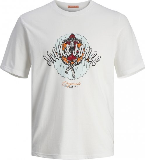 Jack & Jones JORCOCONUT T-shirt Bright White - Camisetas - Camisetas - 2XL-14XL