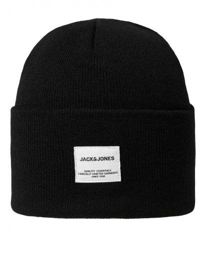 Jack & Jones Long Knit Gorro Negro - Gorros - 