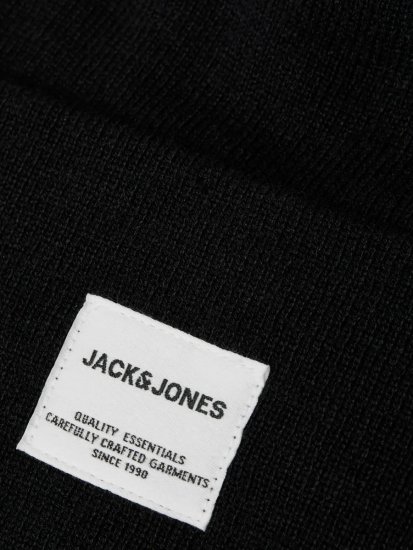 Jack & Jones Long Knit Gorro Negro - Gorros - 