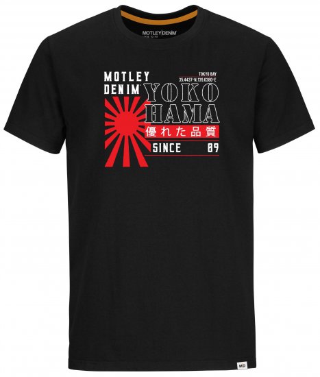 Motley Denim York T-Shirt Black - Camisetas - Camisetas - 2XL-14XL