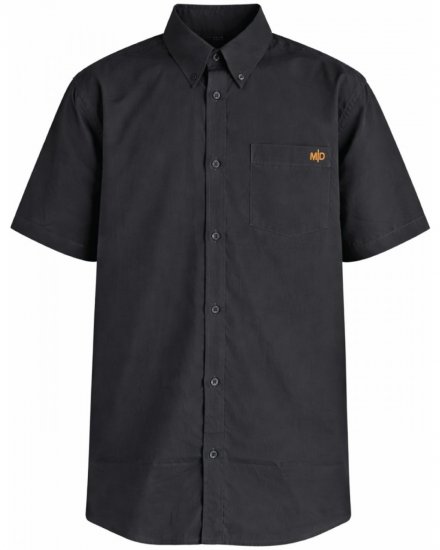 Motley Denim Zagreb Camisa de Manga Corta Antracita - Camisas - Camisas 2XL-10XL