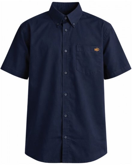 Motley Denim Zagreb Camisa de Manga Corta Azul Marino - Camisas - Camisas 2XL-10XL