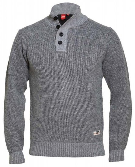 D555 Zane Sweater Grey - Sudaderas - Sudaderas 2XL-12XL