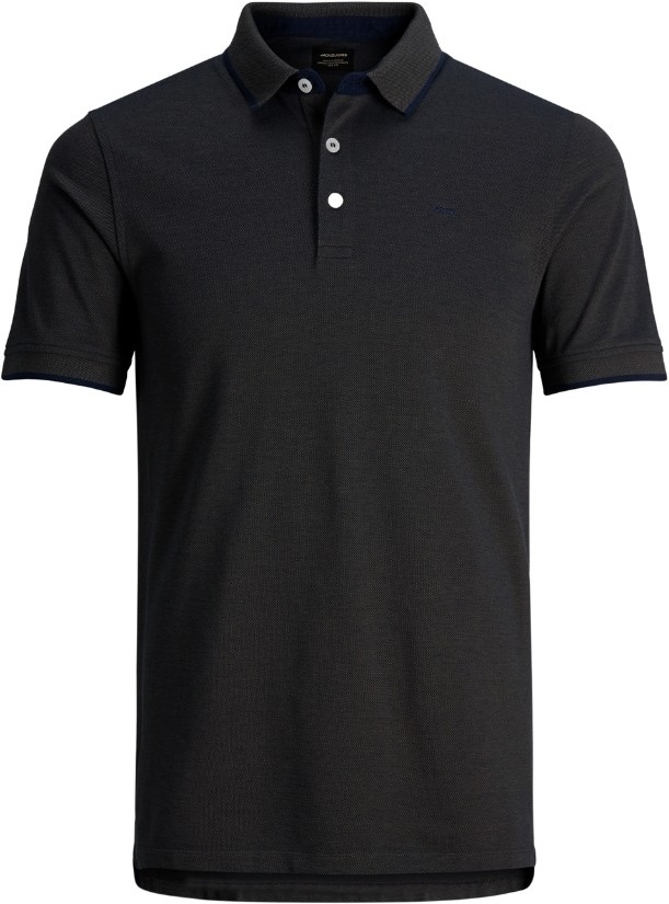 Polos en tallas grande Jack Jones Paulos Polo Short Sleeve Black